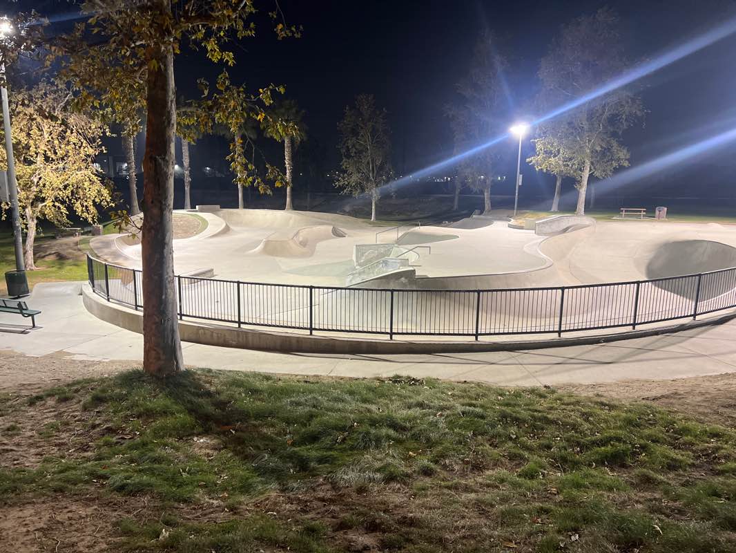 walking near me in James C. Huber Park in winter