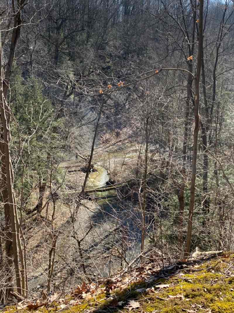 walking near me in Jordan Creek Park in winter
