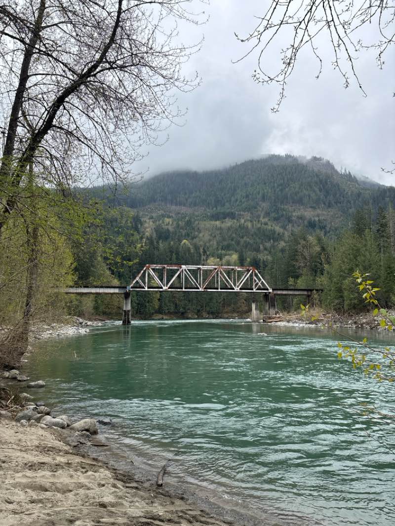 walking near me in Big Eddy River Access in spring