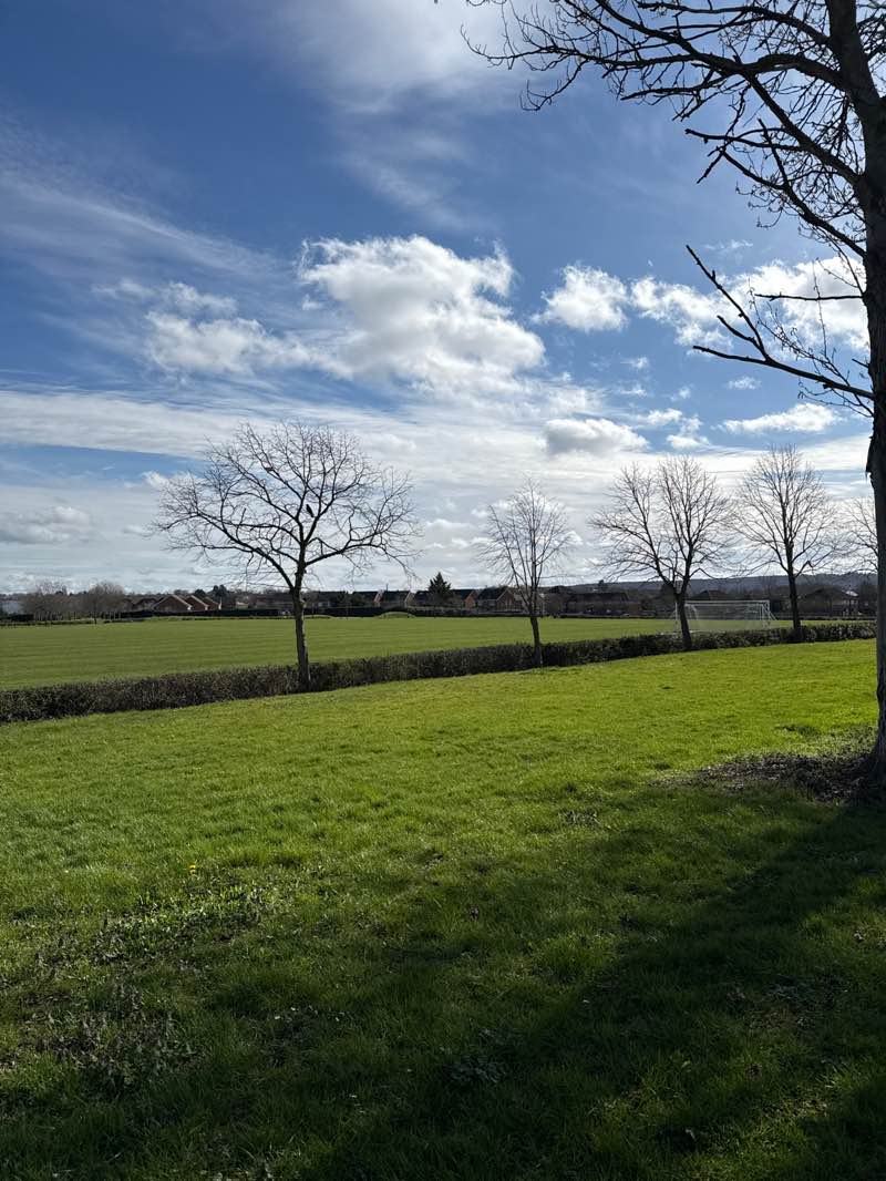 walking near me in Kents Hill Park and Sports Ground in spring
