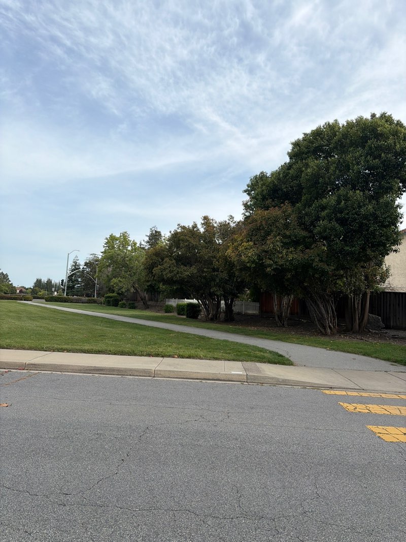 walking near me in Sandlewood Park in spring