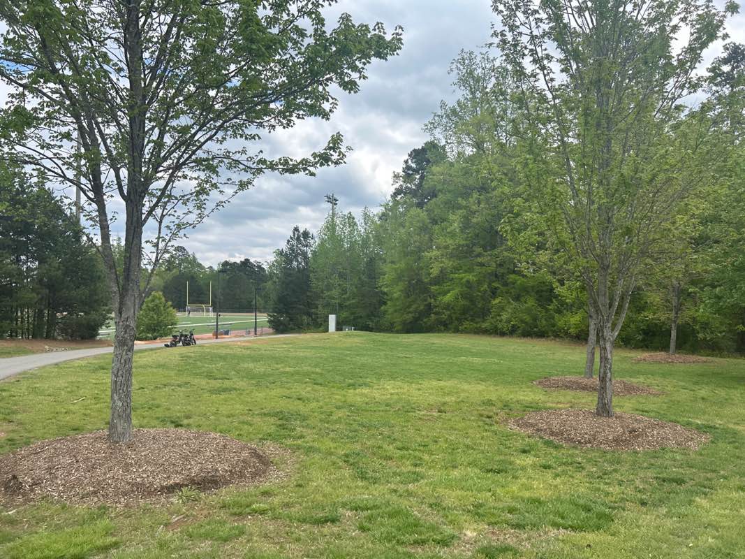 walking near me in Bailey Road Park in spring