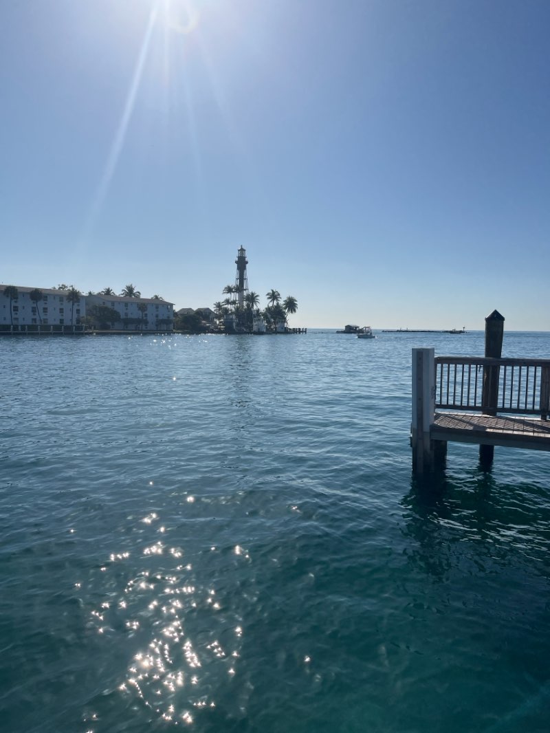 walking near me in Hillsboro Inlet Park in spring