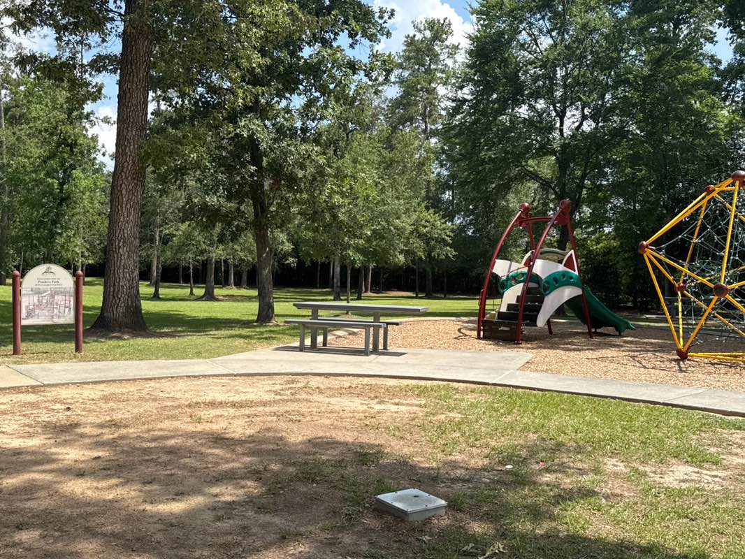 walking near me in Pondera Park in spring