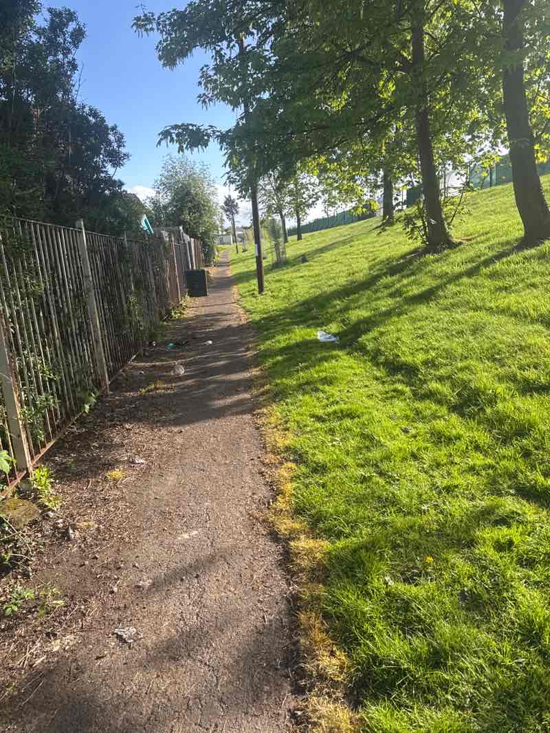 walking near me in Rockburn Park in spring