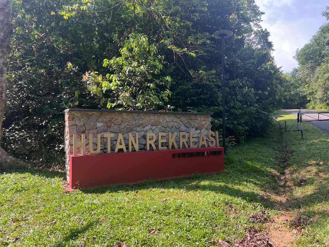 walking near me in Taman Rusa UTM in summer