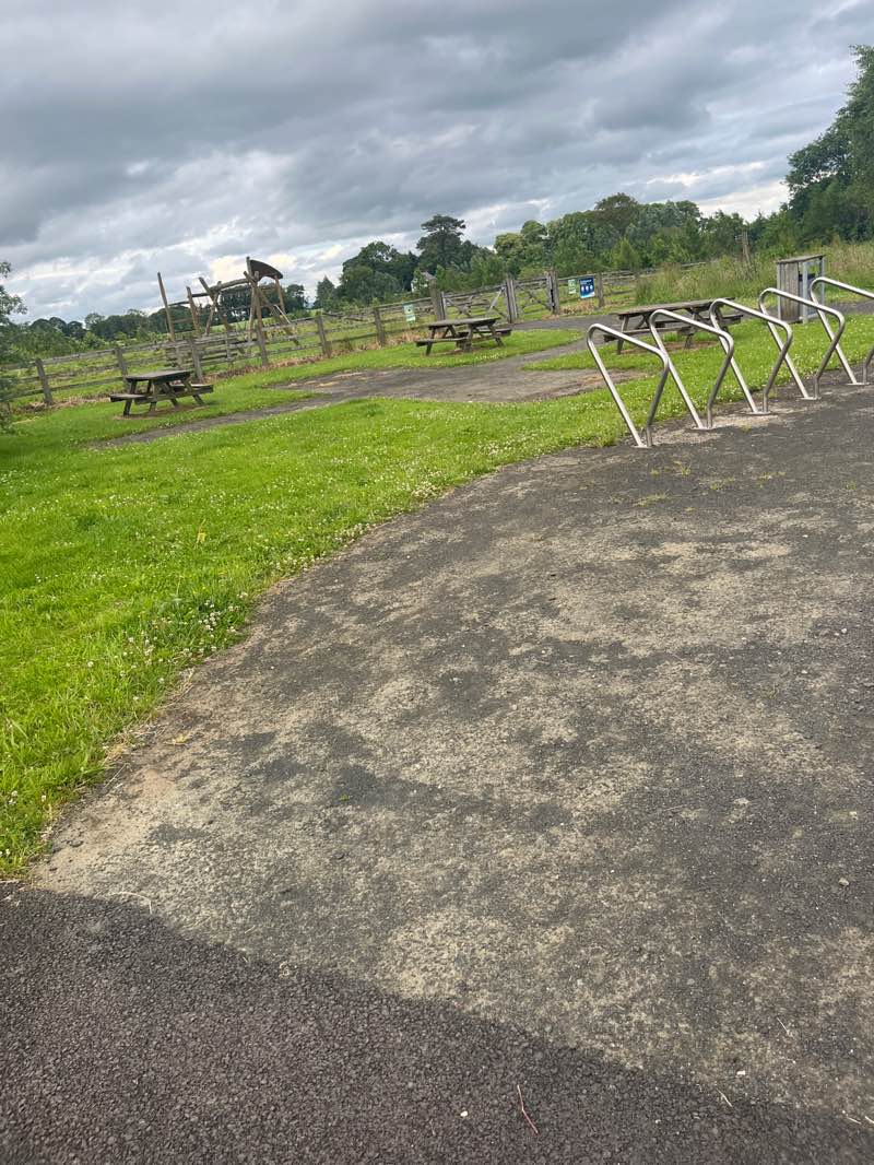 walking near me in Ahoghill Park in summer