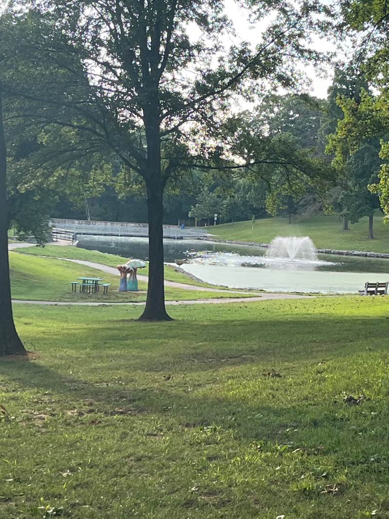 walking near me in Bellevue Park in summer