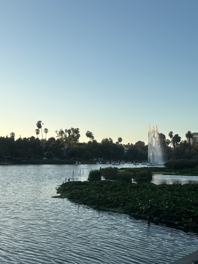walking near me in Echo Park in summer