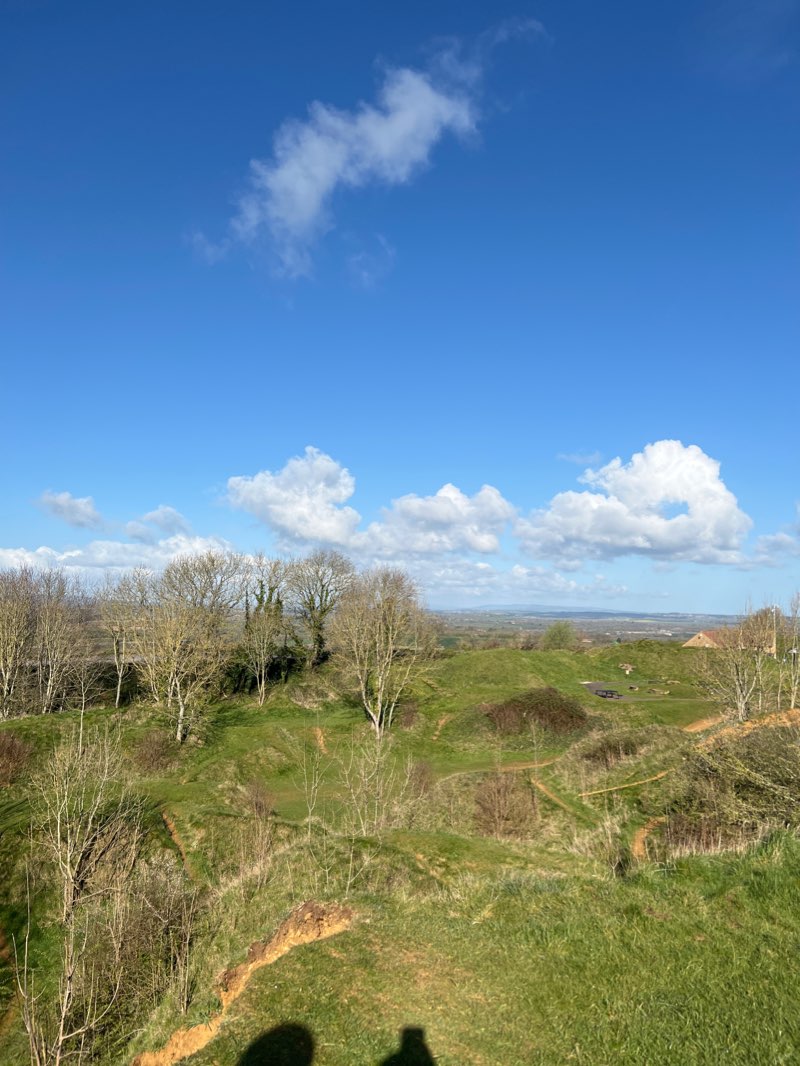 walking near me in Ham Hill Country Park in winter