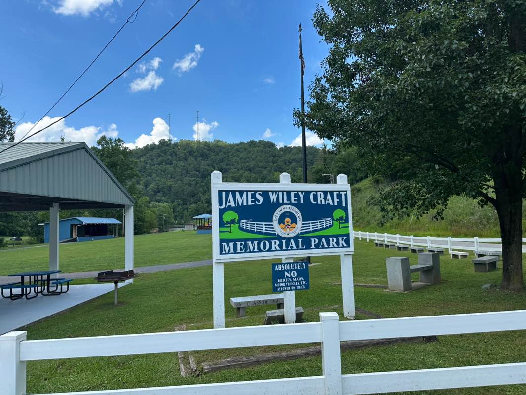 walking near me in River Park in autumn