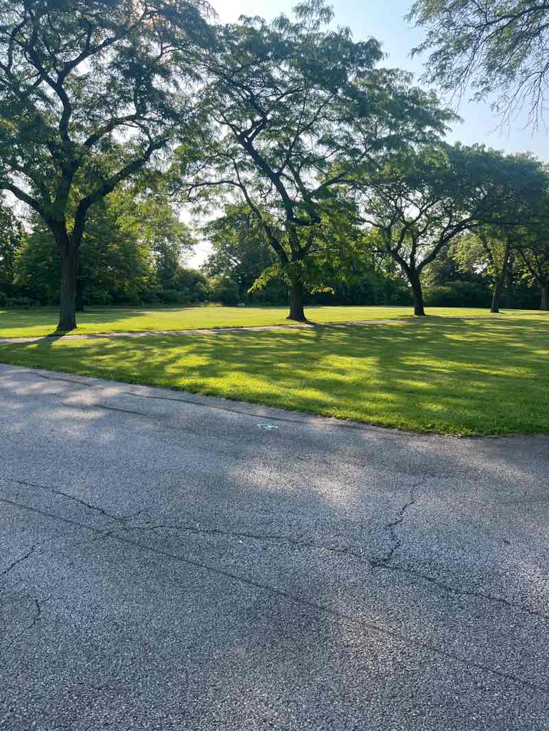 walking near me in Fallen Timbers State Memorial in summer