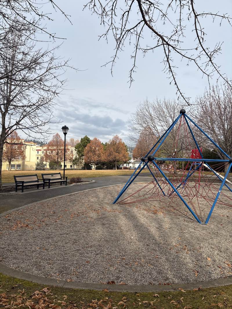 walking near me in Davie Park in spring