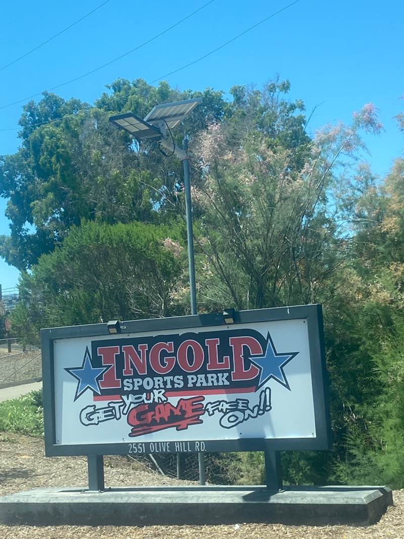 walking near me in Ingold Sports Park in spring