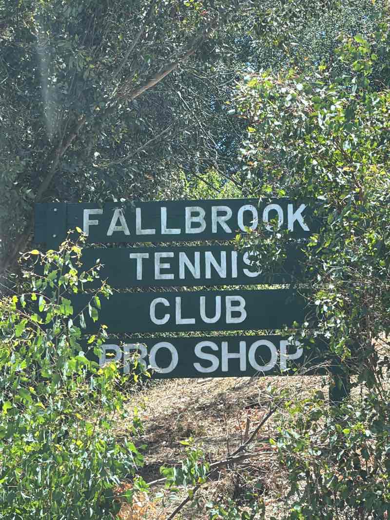 walking near me in Fallbrook Tennis Club in summer