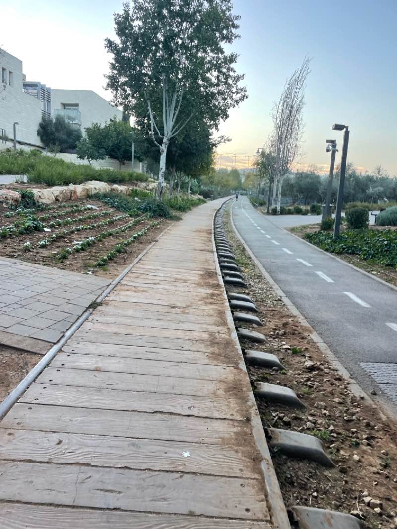 walking near me in Public Open Gym Oranim in winter