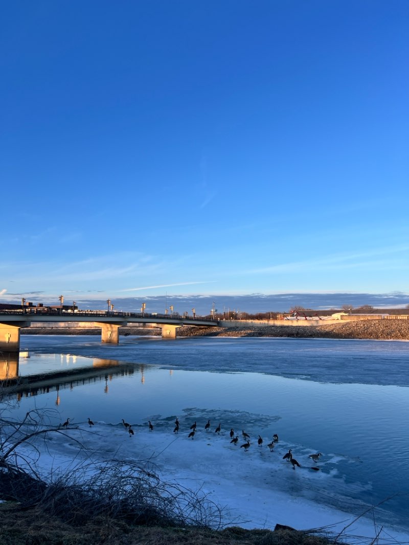 walking near me in Riverview Recreation Area in winter