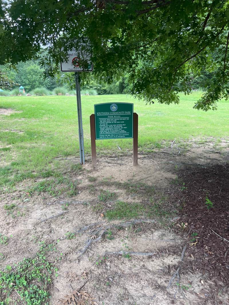 walking near me in Southern Community Park in summer