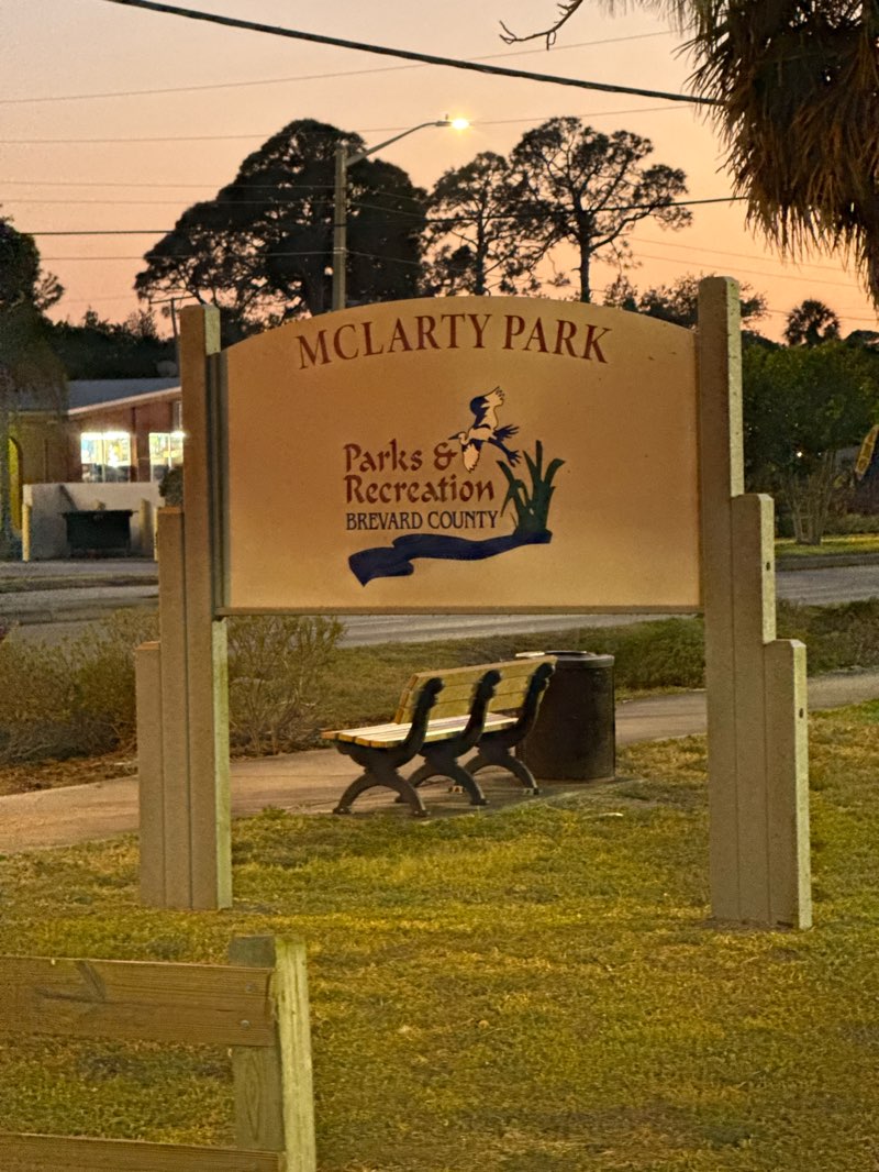 walking near me in McLarty Park in spring