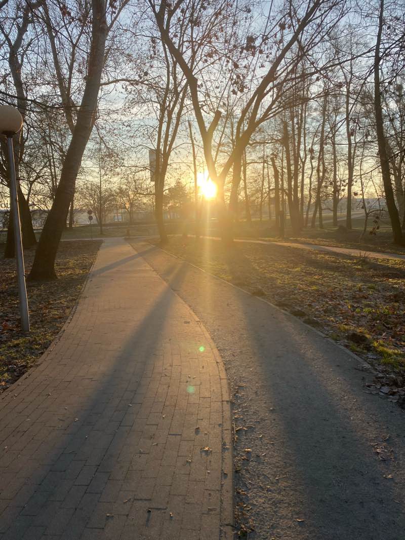 walking near me in Stawy Jana in winter