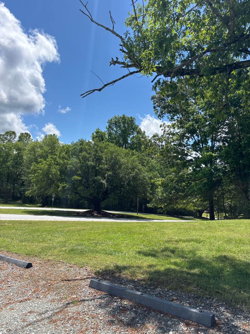 walking near me in Hagan Stone Park in spring