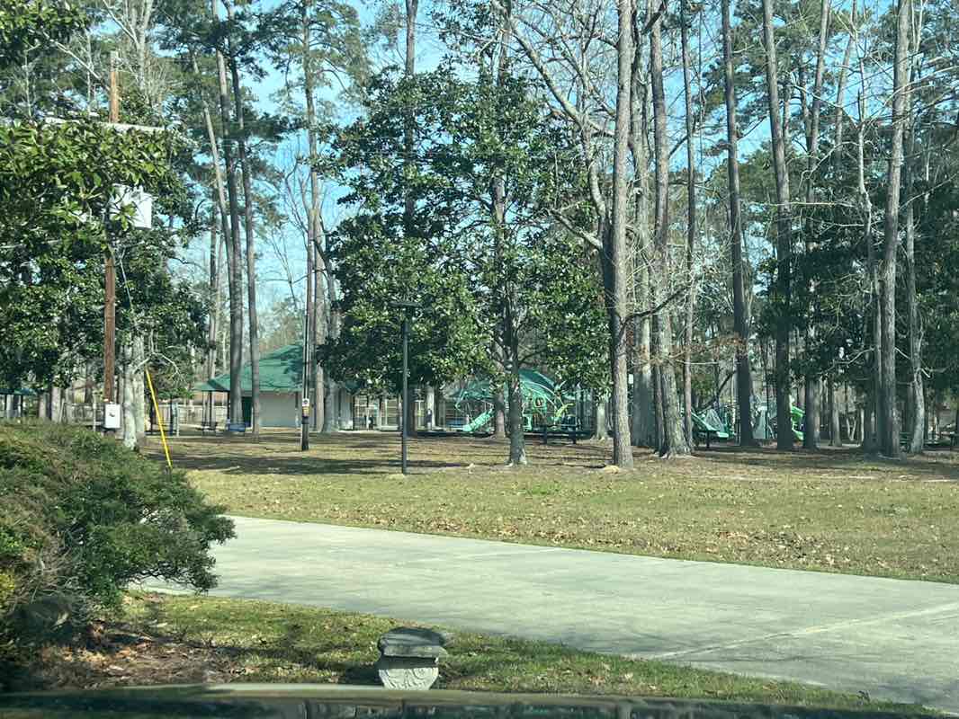 walking near me in Paul Cordes Park (City Hall Park) in spring