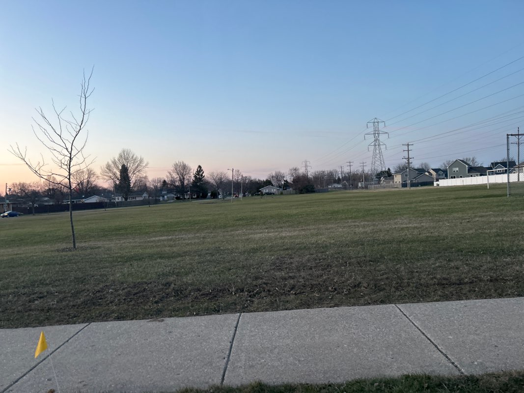 walking near me in Towerline Park in spring