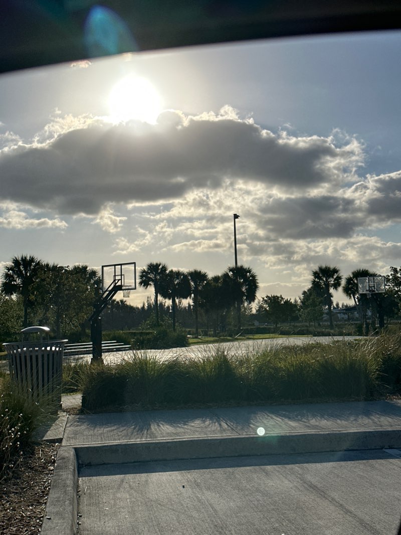 walking near me in Doral Glades Park in winter