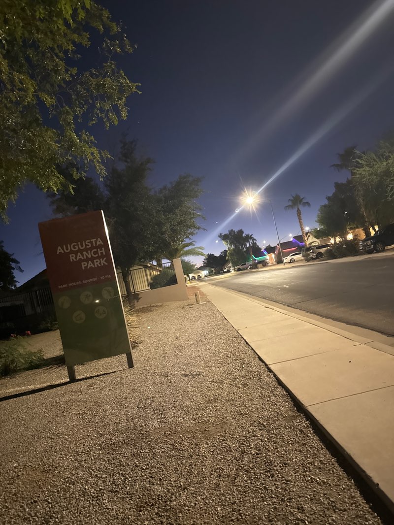 walking near me in Augusta Ranch Park in autumn