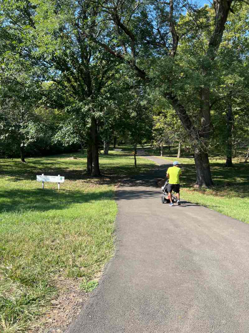 walking near me in Nottingham Downs Park in winter