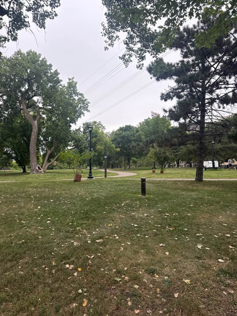 walking near me in Philip W Pillsbury Park in summer