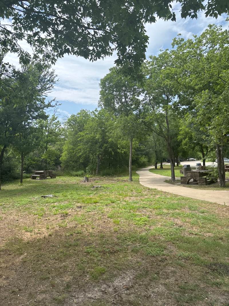 walking near me in River Legacy Park in summer