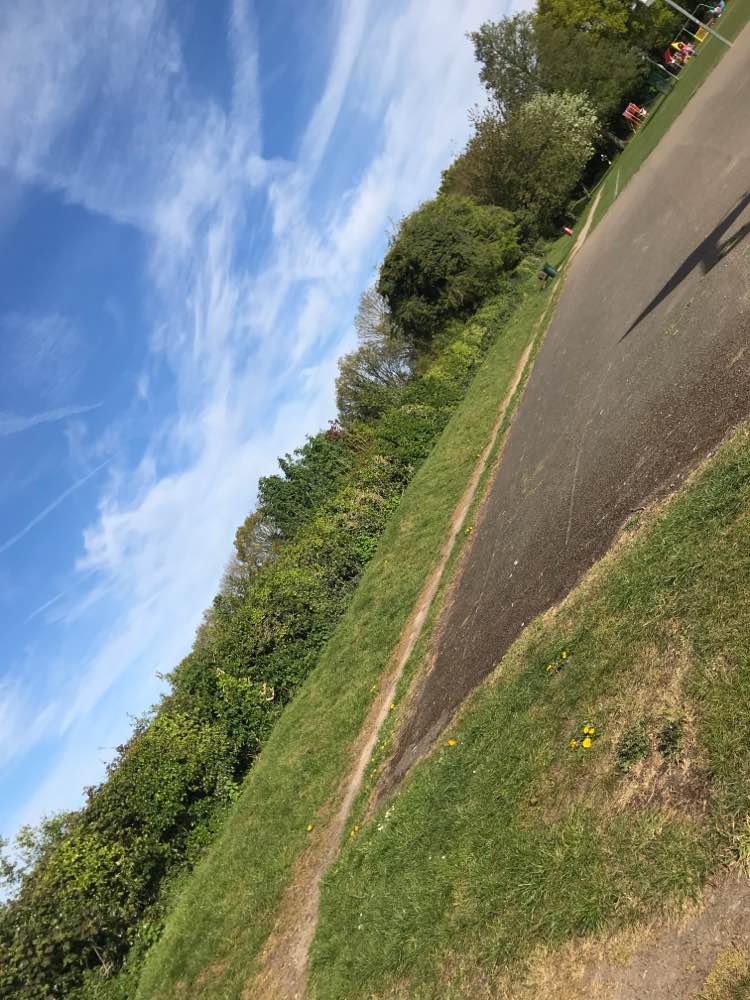walking near me in Hazlemere Recreation Ground in spring