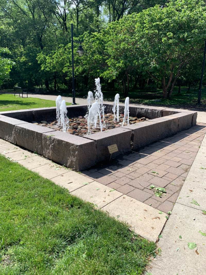 walking near me in Walker Johnston Park in winter