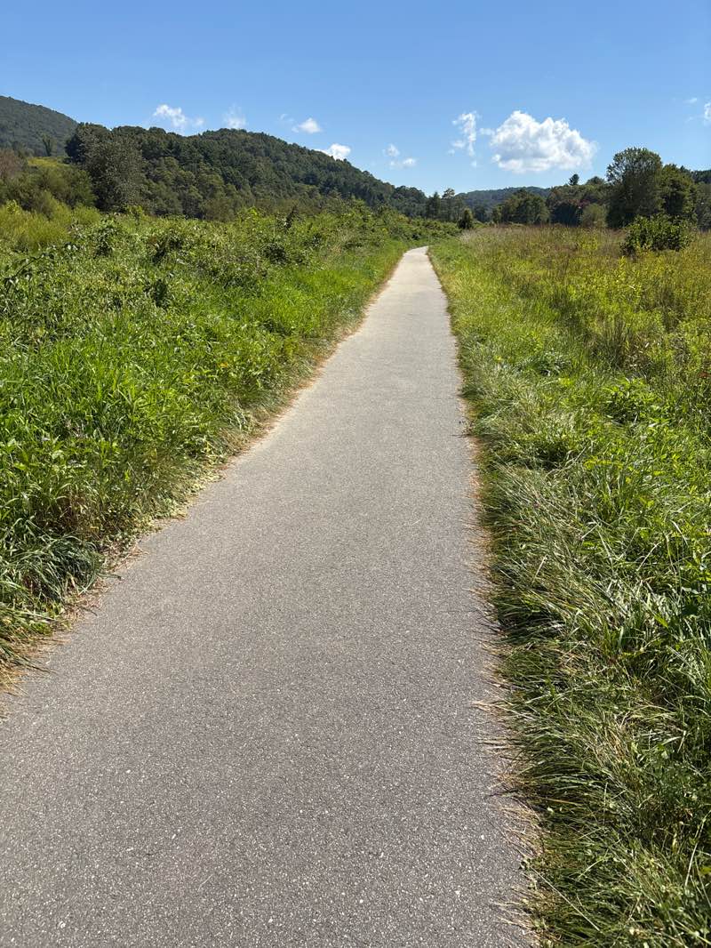 walking near me in Brookshire Park in autumn