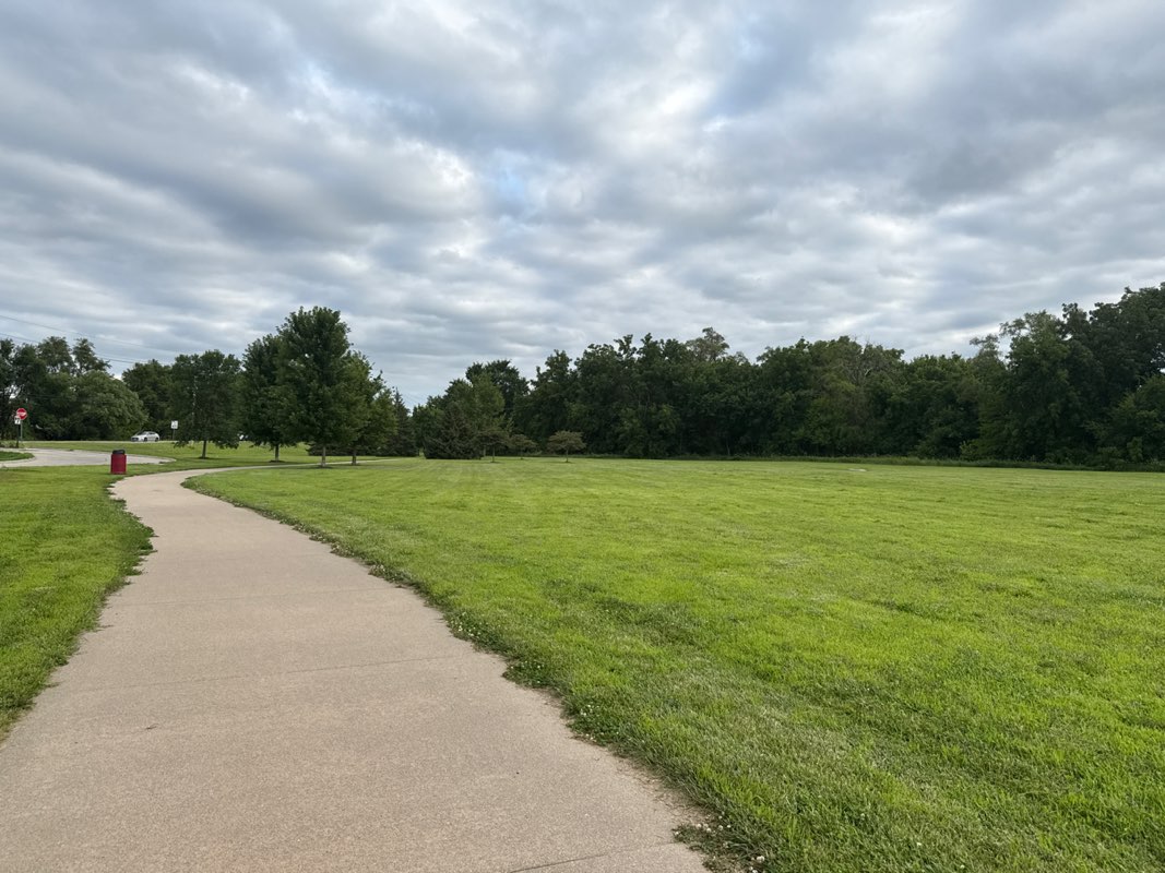 walking near me in Quail Run Park in autumn