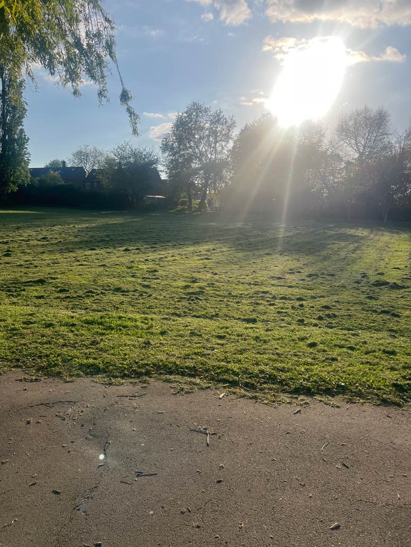 walking near me in Baguley Park in spring