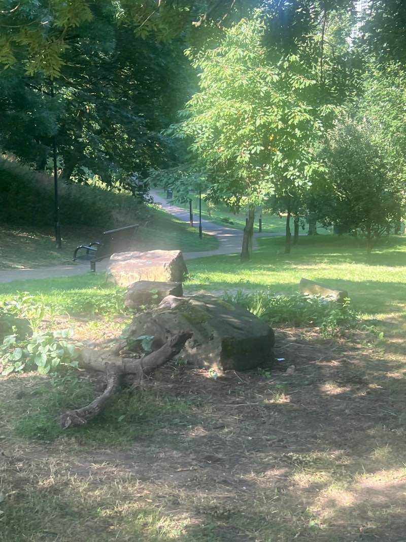 walking near me in Angel Meadow in summer