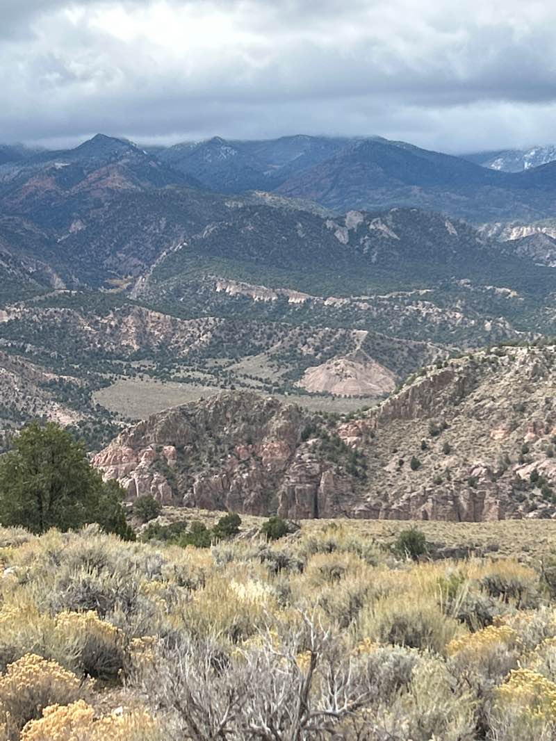 walking near me in Fishlake National Forest in winter