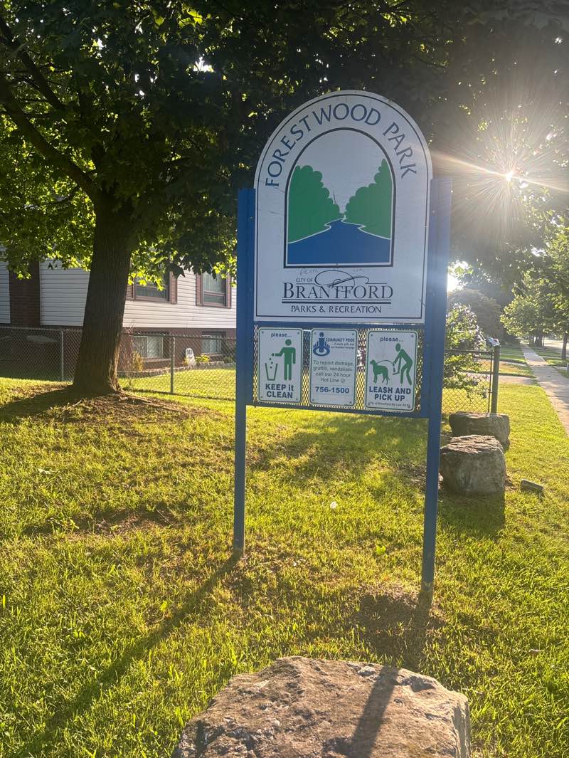 walking near me in Forestwood Park in autumn