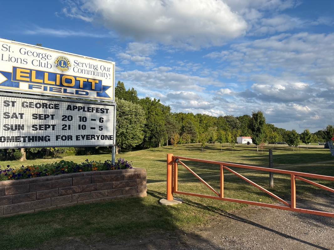 walking near me in Elliot Field in autumn
