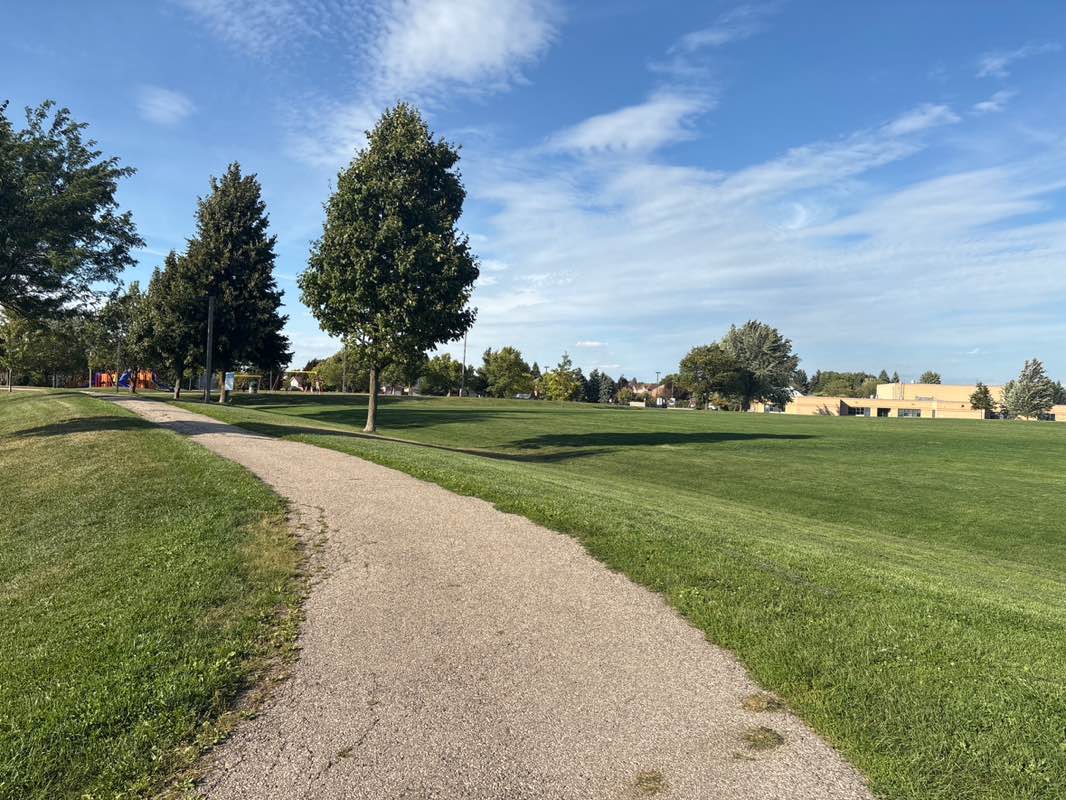 walking near me in Lion's Can-Amera Park in autumn