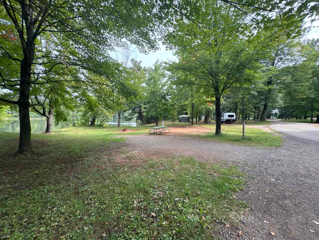walking near me in South Wood County Park in autumn