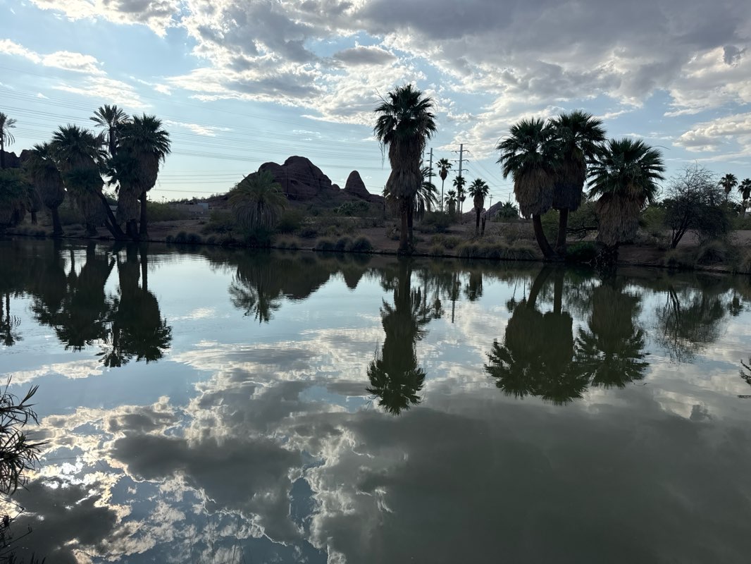 walking near me in Papago Park - Tempe in summer