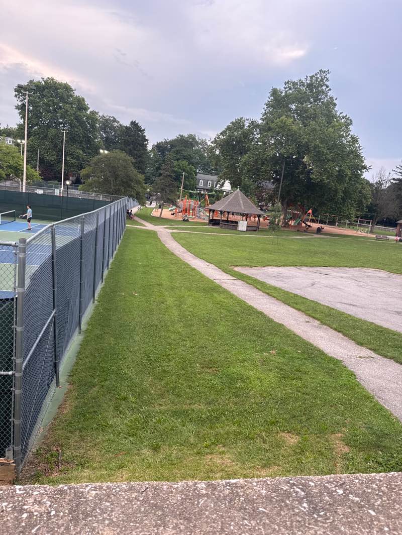 walking near me in Westminster City Park Playground & Fields in summer