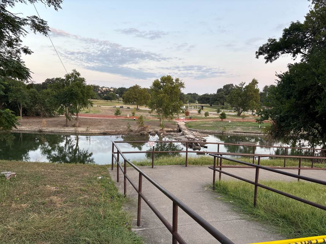 walking near me in VFW Park in autumn