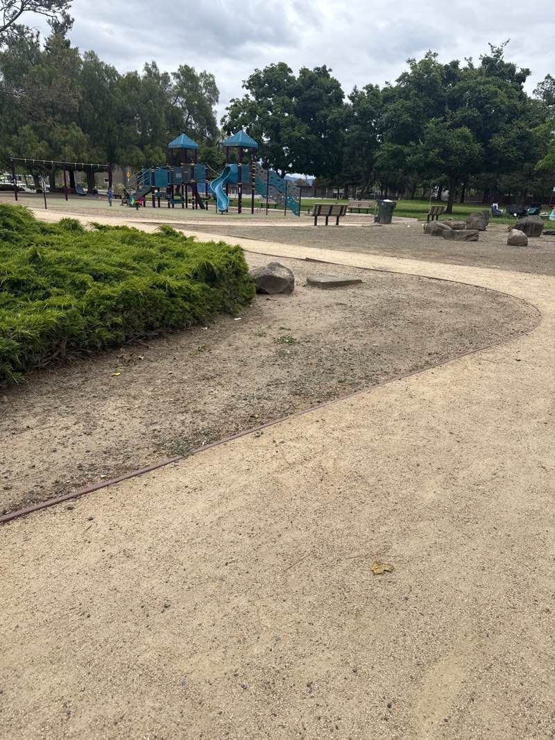 walking near me in Starlite Park in spring