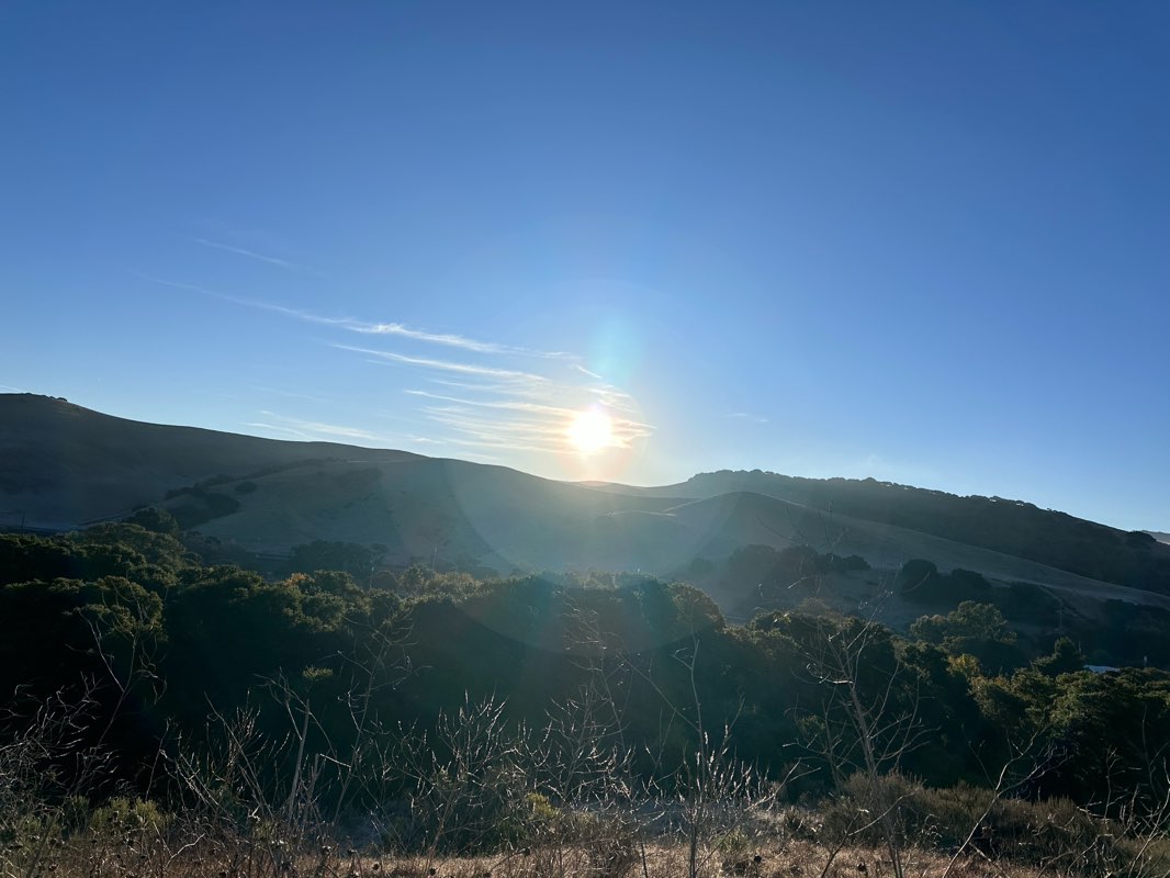 walking near me in Fort Ord National Monument in winter