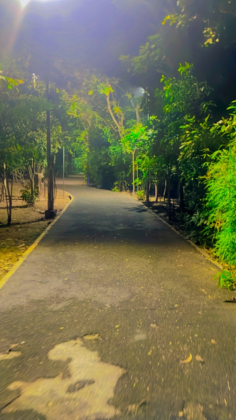 walking near me in APJ Abdul Kalam Entertainment Park in winter