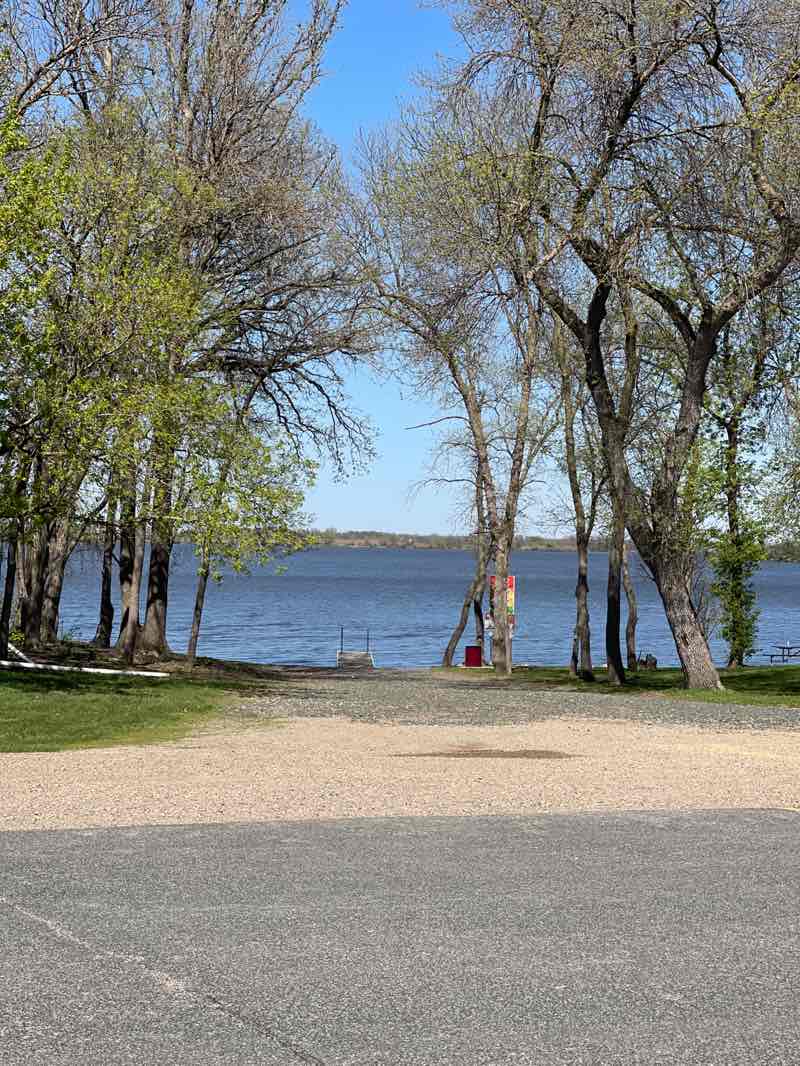 walking near me in Gaylord City Park in spring